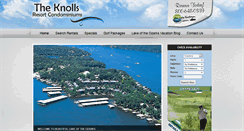 Desktop Screenshot of knollsresort.com